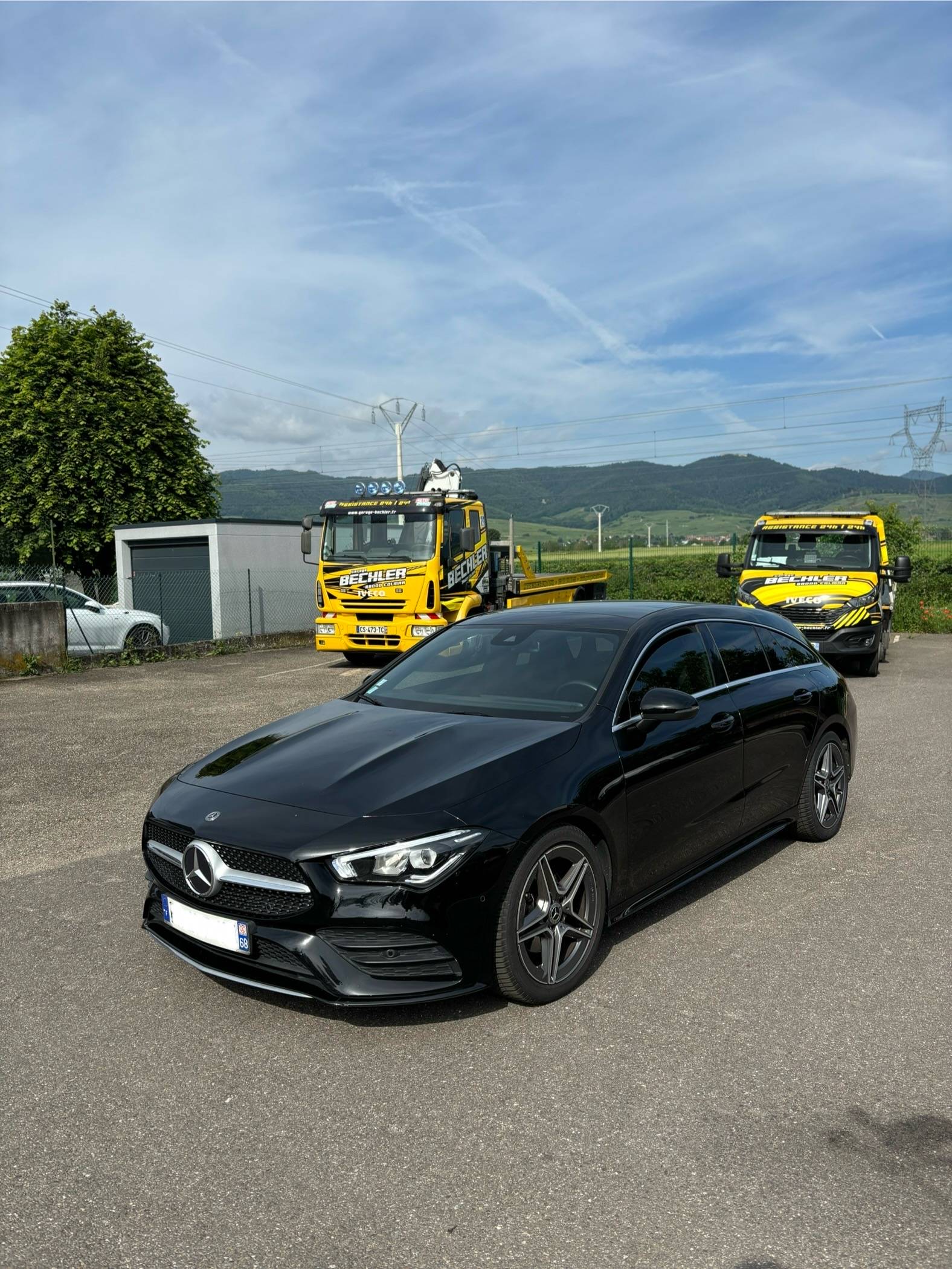 Mercedes CLA : a partir de 180 TTC euros/ jour, boite automatique , 5 places, diesel, kilométrage illimité. Saint-Dié-des-Vosges 1